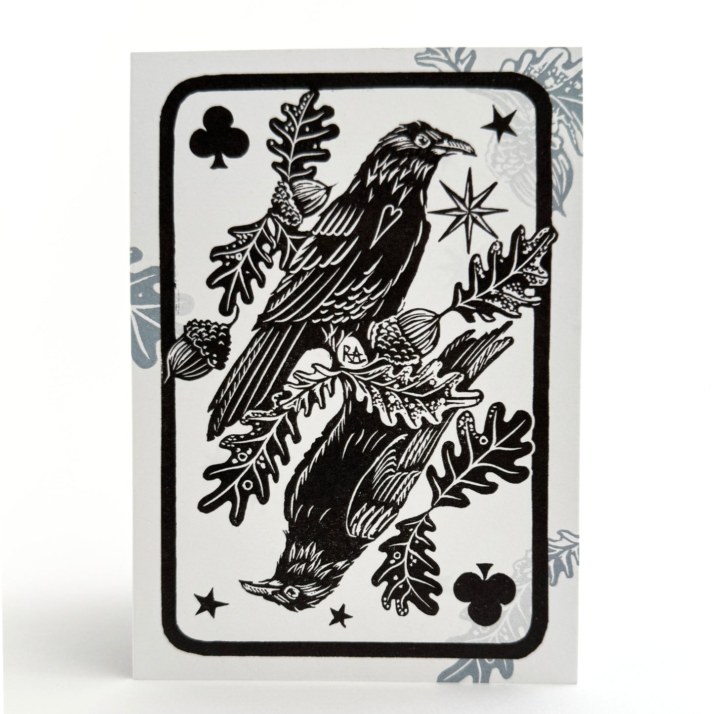 Magpie and Raven - 6 luxury cards. Ideal gift for a stationery or bird lover.