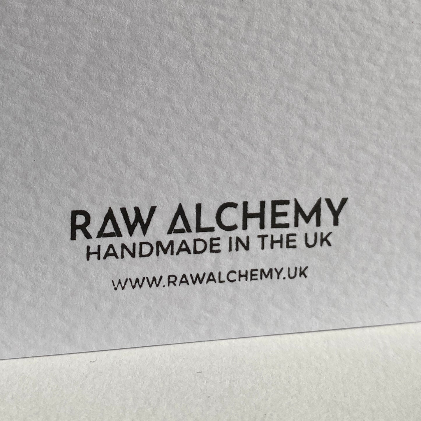 Handprinted Custom Wording Keepsake Card with Botanical Hare