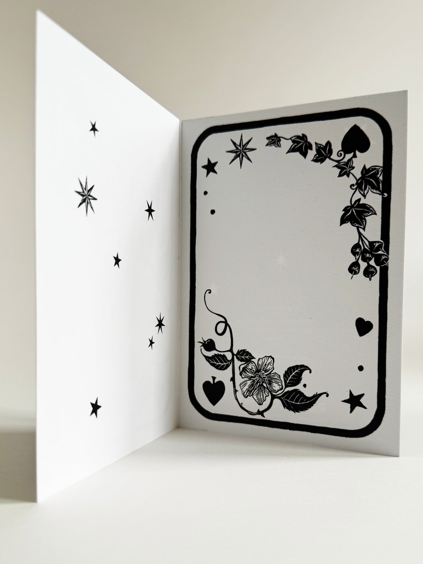 Magpie and Raven - 6 luxury cards. Ideal gift for a stationery or bird lover.