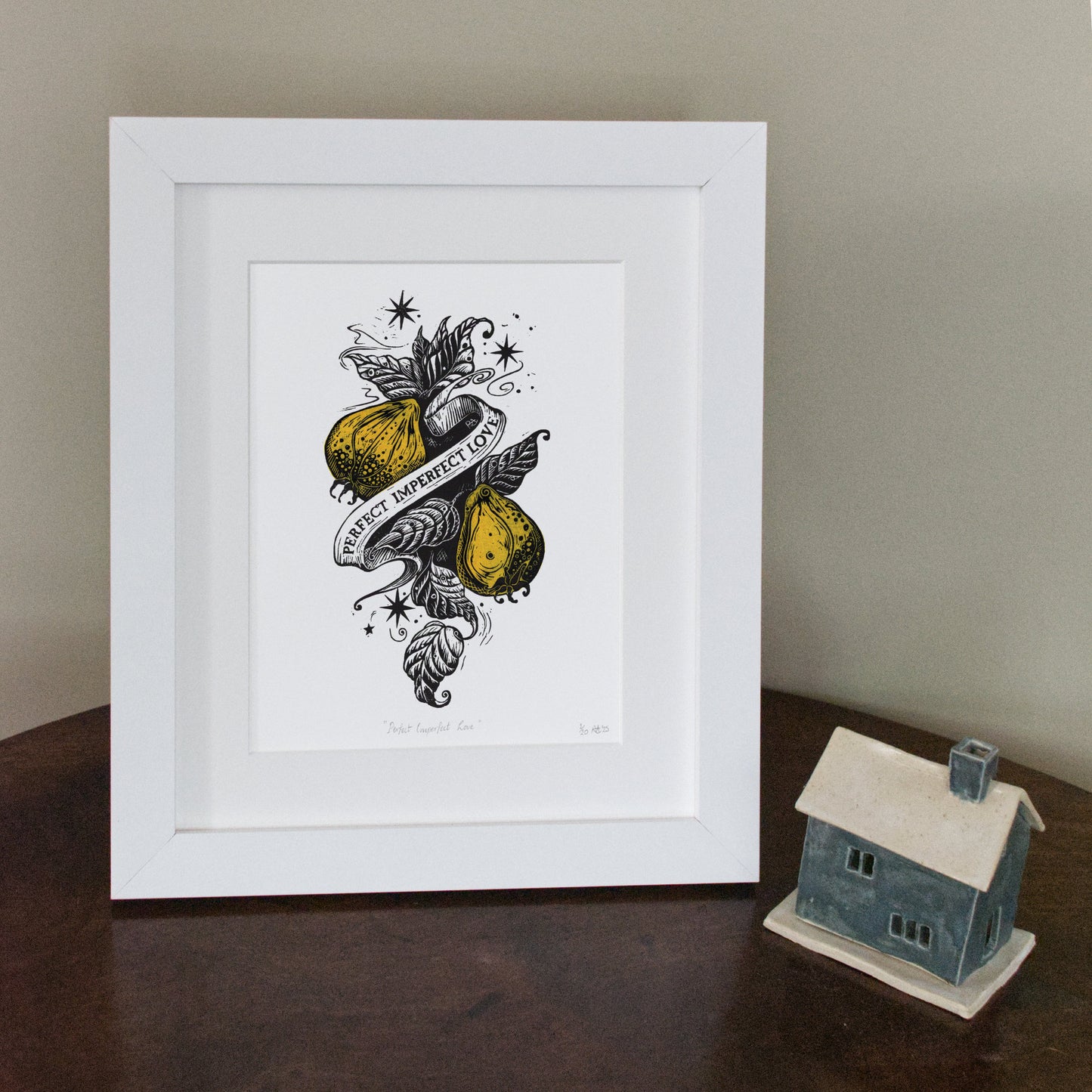 "Perfect Imperfect Love" - Love Series Quince Print