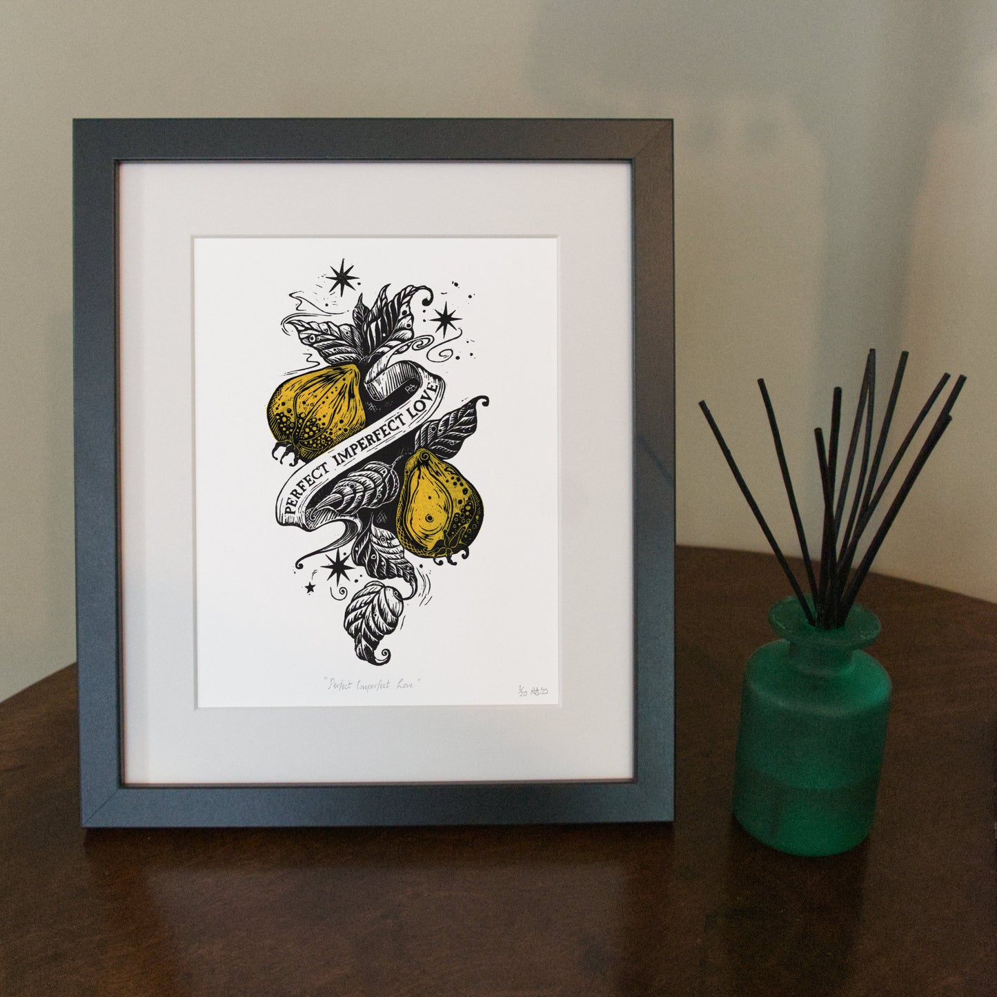 "Perfect Imperfect Love" - Love Series Quince Print
