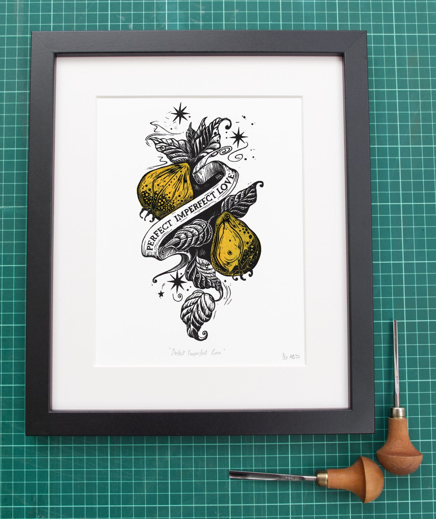 "Perfect Imperfect Love" - Love Series Quince Print