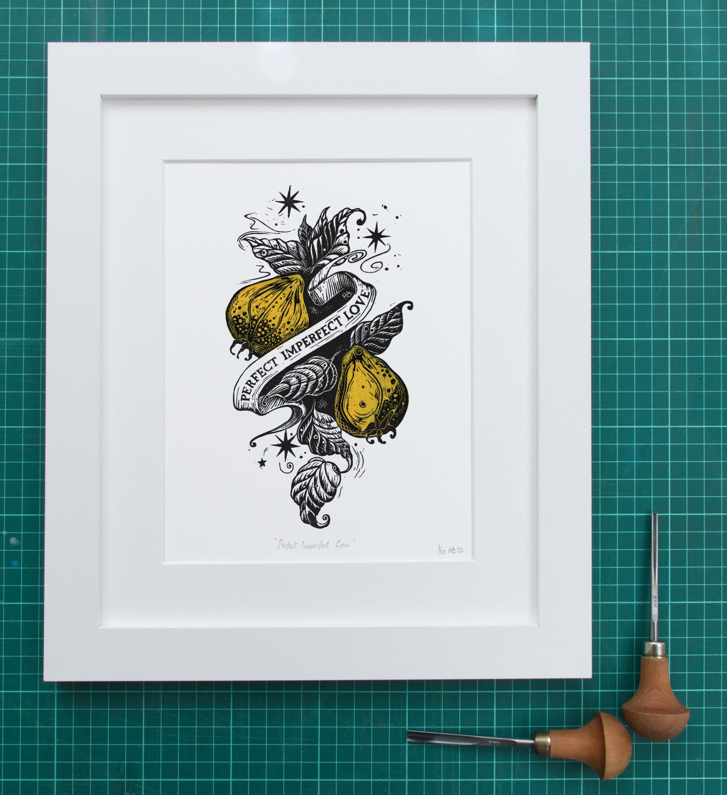 "Perfect Imperfect Love" - Love Series Quince Print