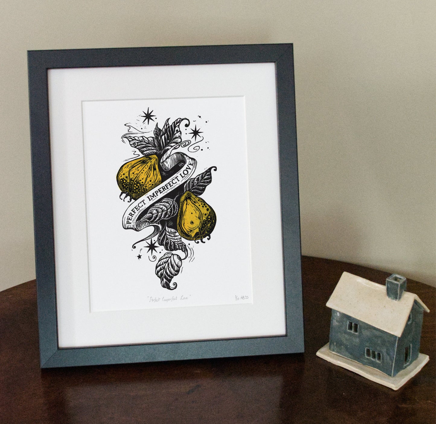 "Perfect Imperfect Love" - Love Series Quince Print