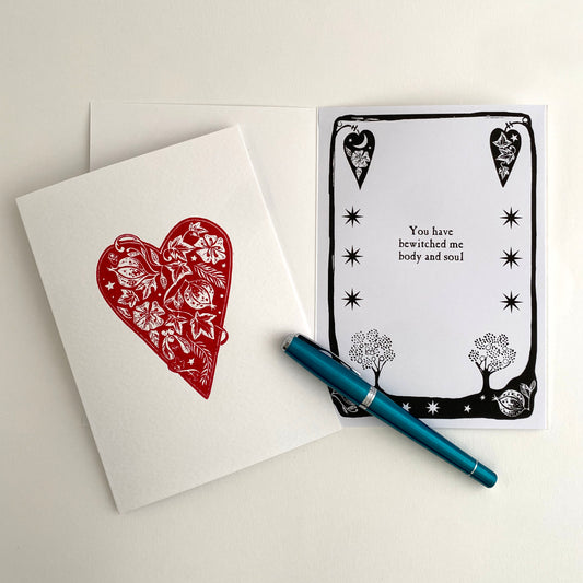 Handmade Valentine Card Keepsake