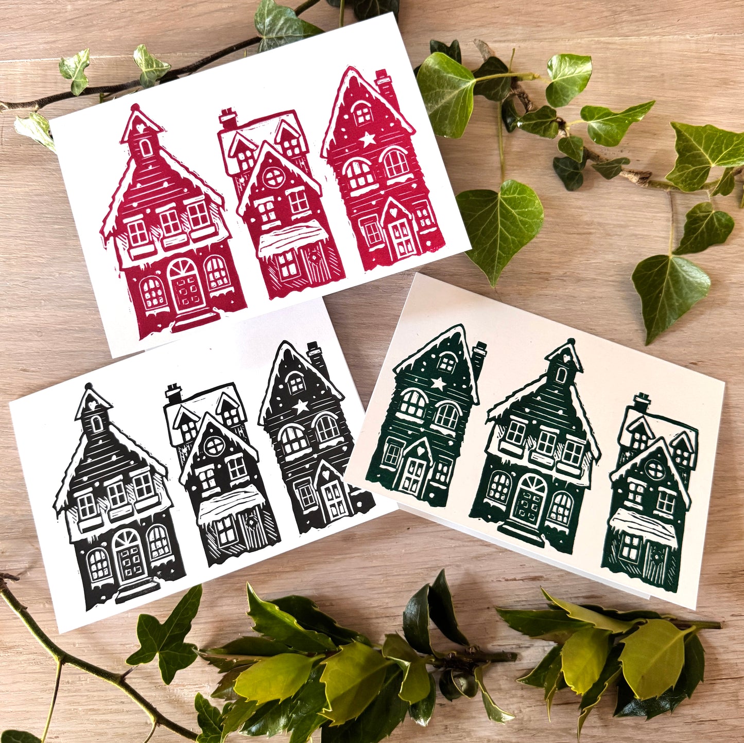 Intro To Relief Printing - Linoprint Festive Edition